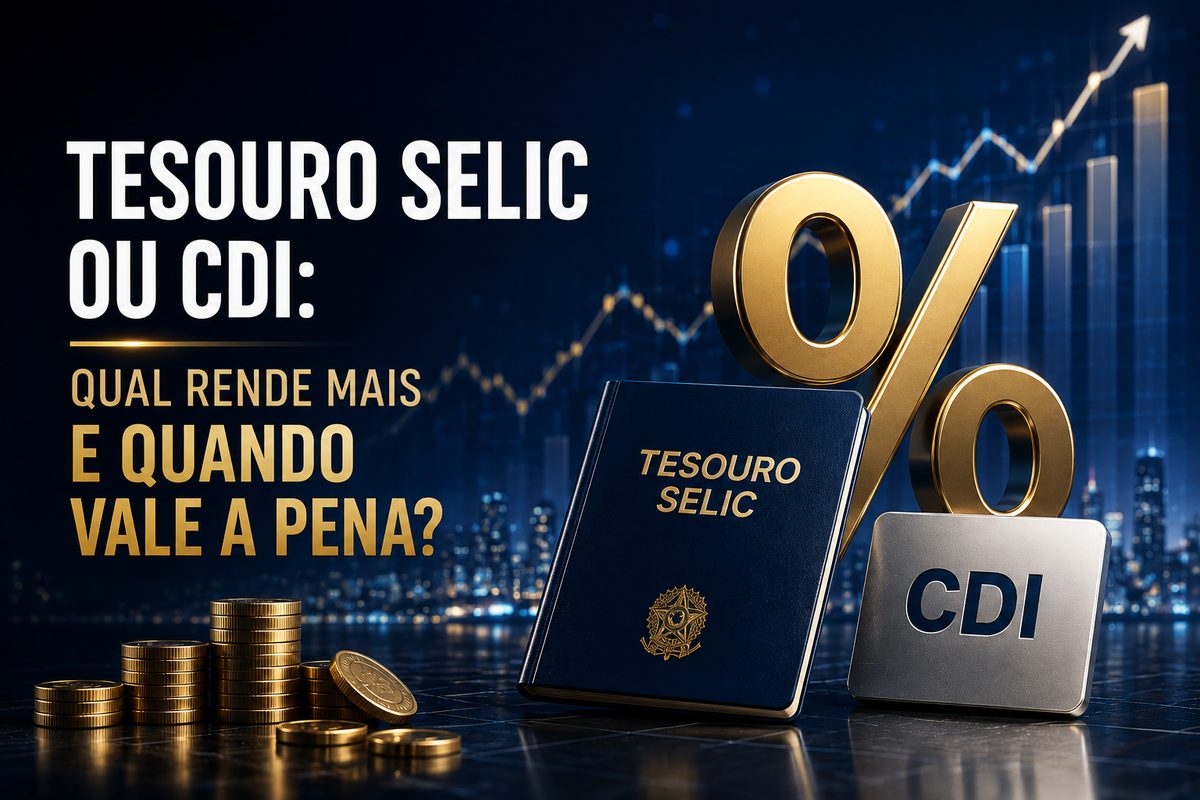 Tesouro Selic ou CDI: qual rende mais e quando vale a pena